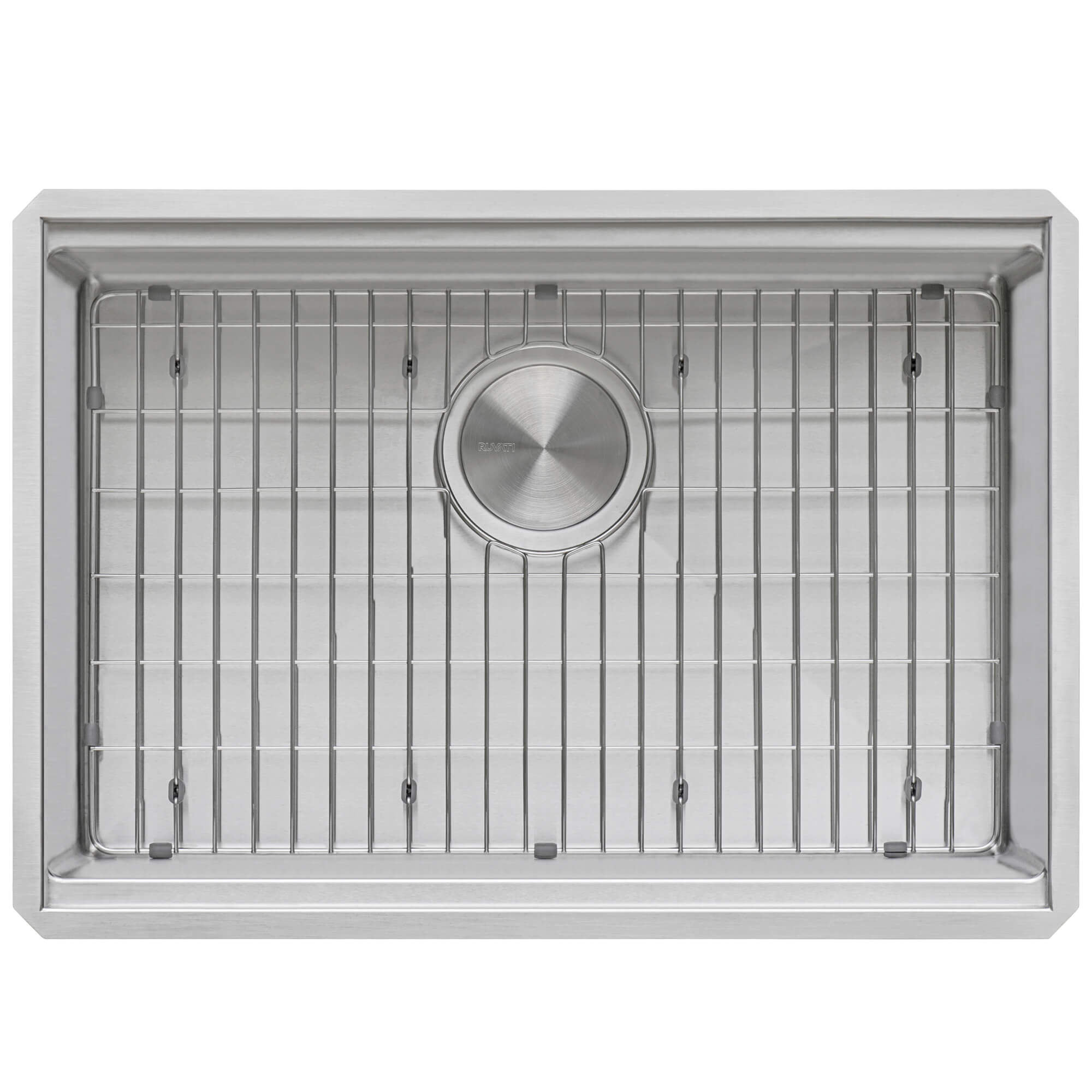 Alternative View of Ruvati Roma Pro 27" Undermount Stainless Steel Workstation Kitchen Sink, 16 Gauge, Rounded Corners, RVH8327