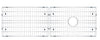 Ruvati Bottom Rinse Grid for RVH8555 sink, RVA68555