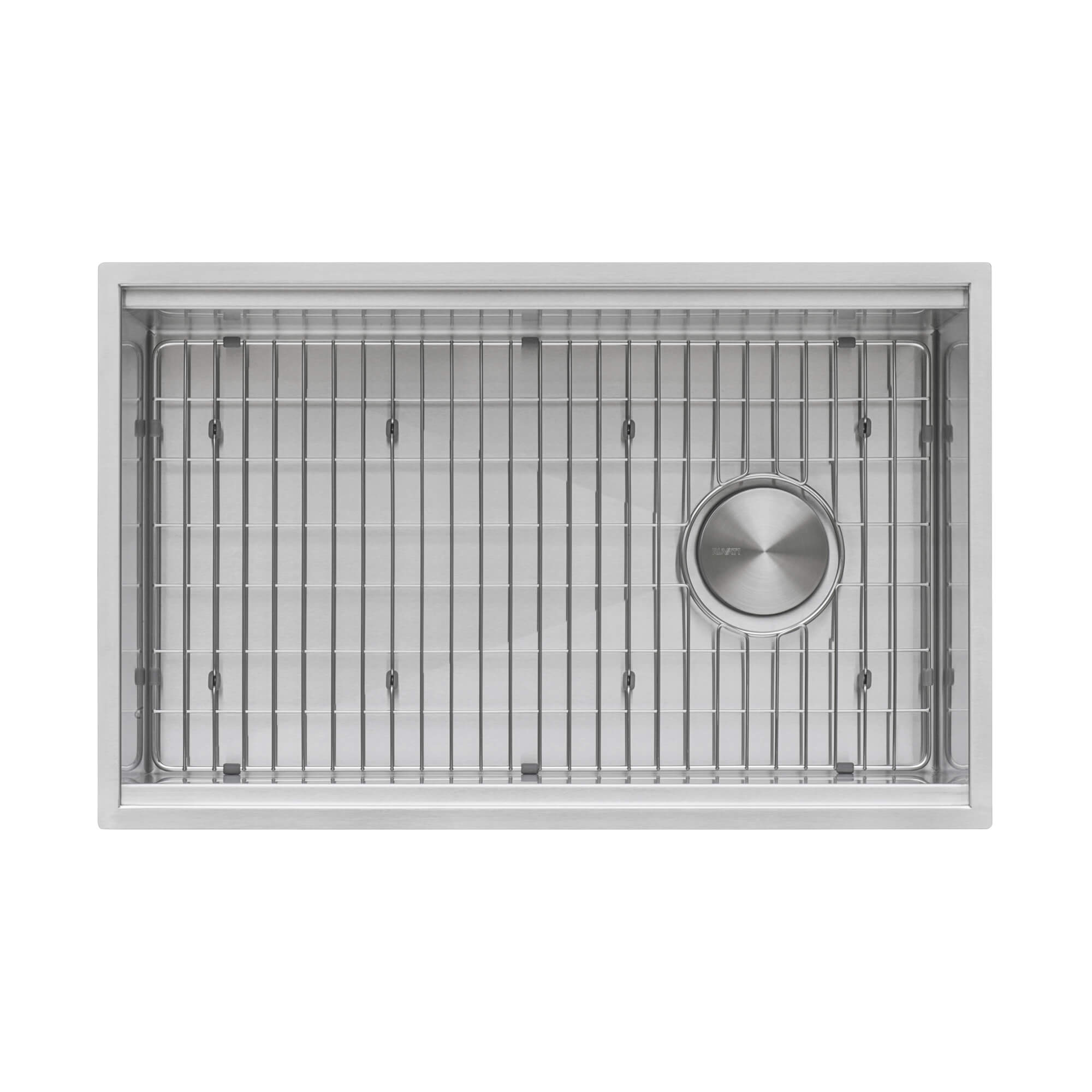 Alternative View of Ruvati Veniso 30" Slope Bottom Offset Drain Undermount Stainless Steel Workstation Kitchen Sink, 16 Gauge, RVH8582
