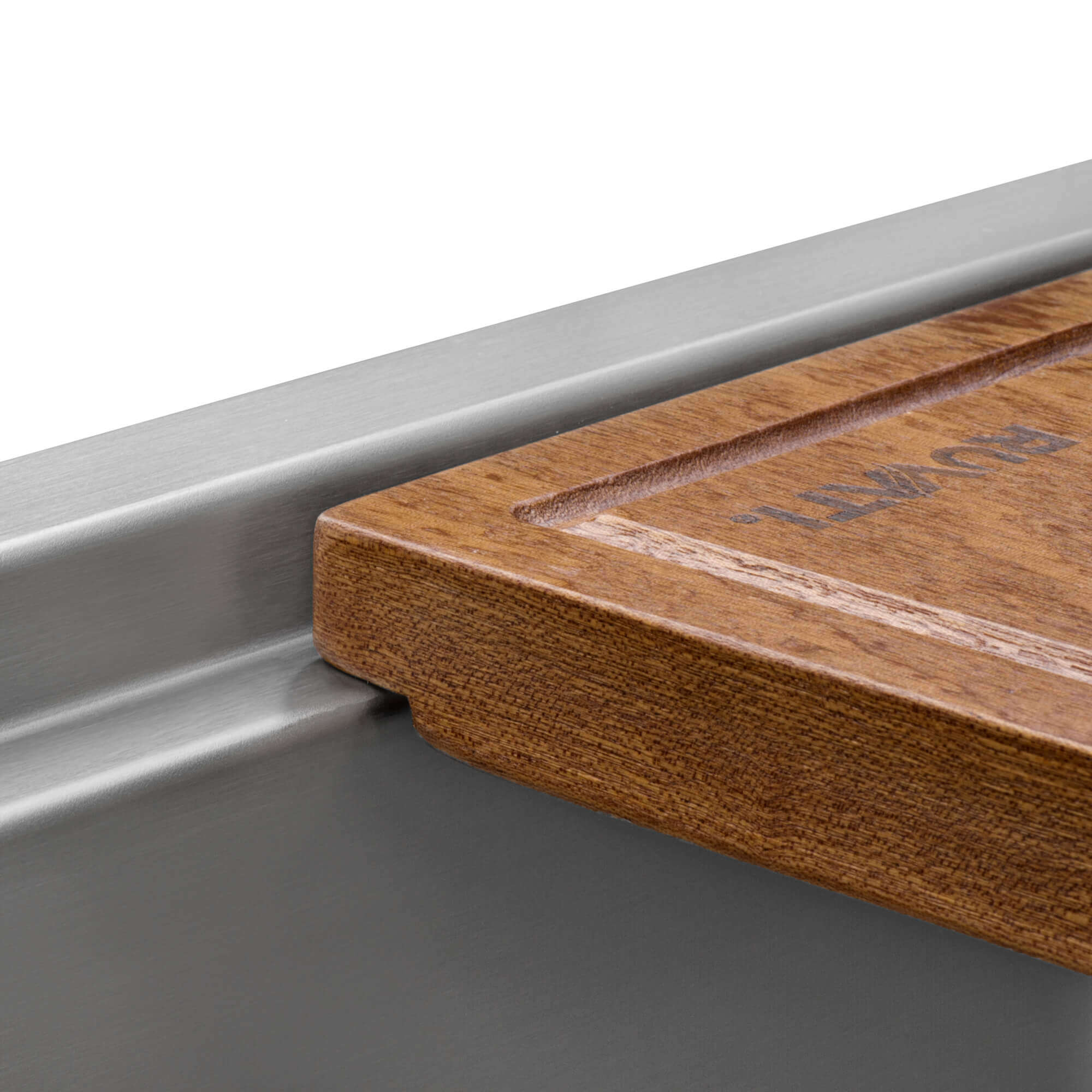 Alternative View of Ruvati Verona 24" Stainless Steel Workstation Apron-front Farmhouse Sink, 16 Gauge, RVH9020