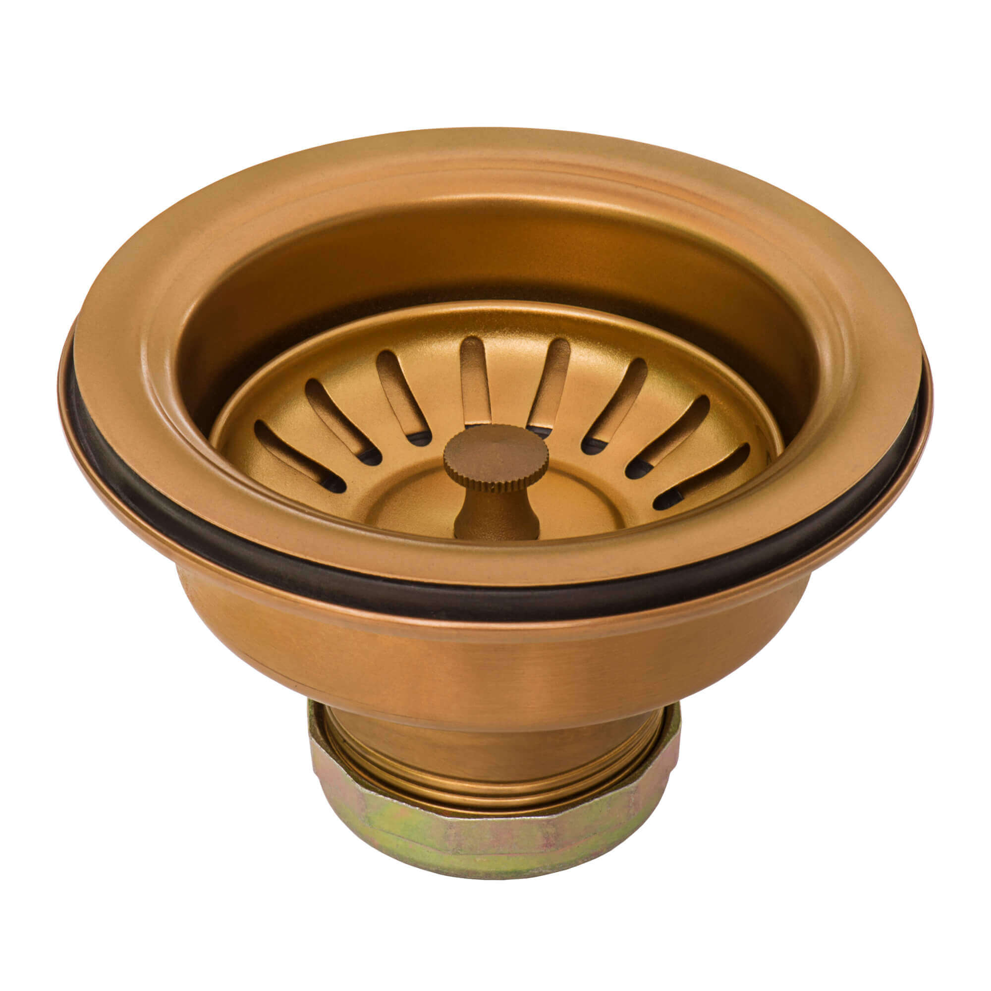 Alternative View of Ruvati Terraza 33" Stainless Steel Apron-front Farmhouse Sink, Copper Tone Matte Bronze, 16 Gauge, RVH9733CP
