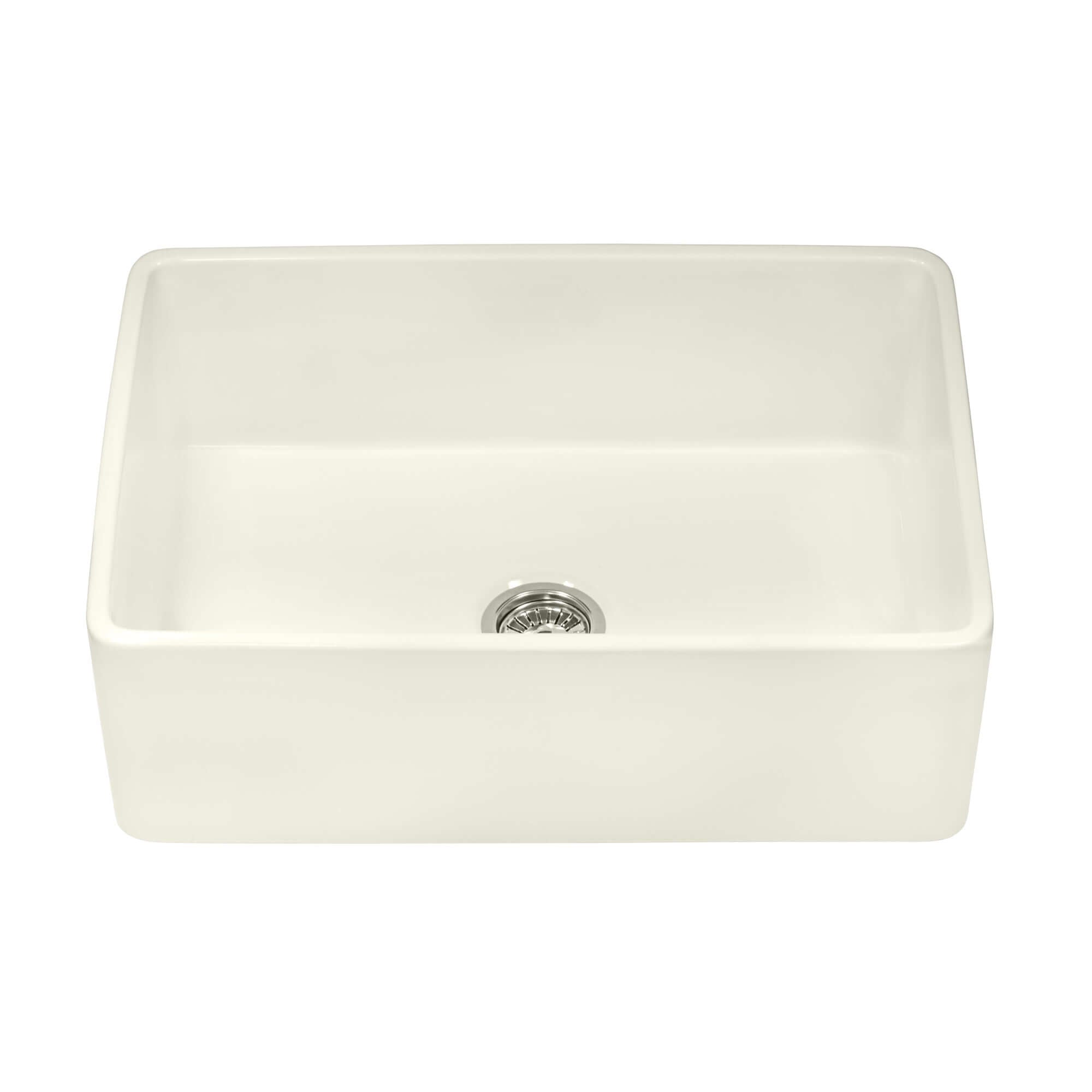 Alternative View of Ruvati Fiamma 33" Reversible Fireclay Apron-front Farmhouse Sink, Biscuit, RVL2300BS