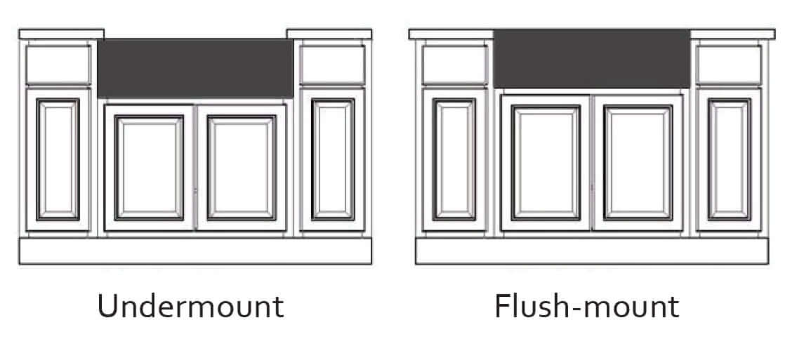 Alternative View of Ruvati Fiamma 33" Reversible Fireclay Apron-front Farmhouse Sink, Biscuit, RVL2300BS