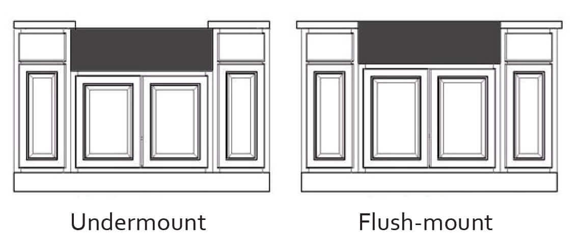 Alternative View of Ruvati Fiamma 33" Fireclay Apron-front Farmhouse Sink, 50/50 Double Bowl, White, RVL2311WH