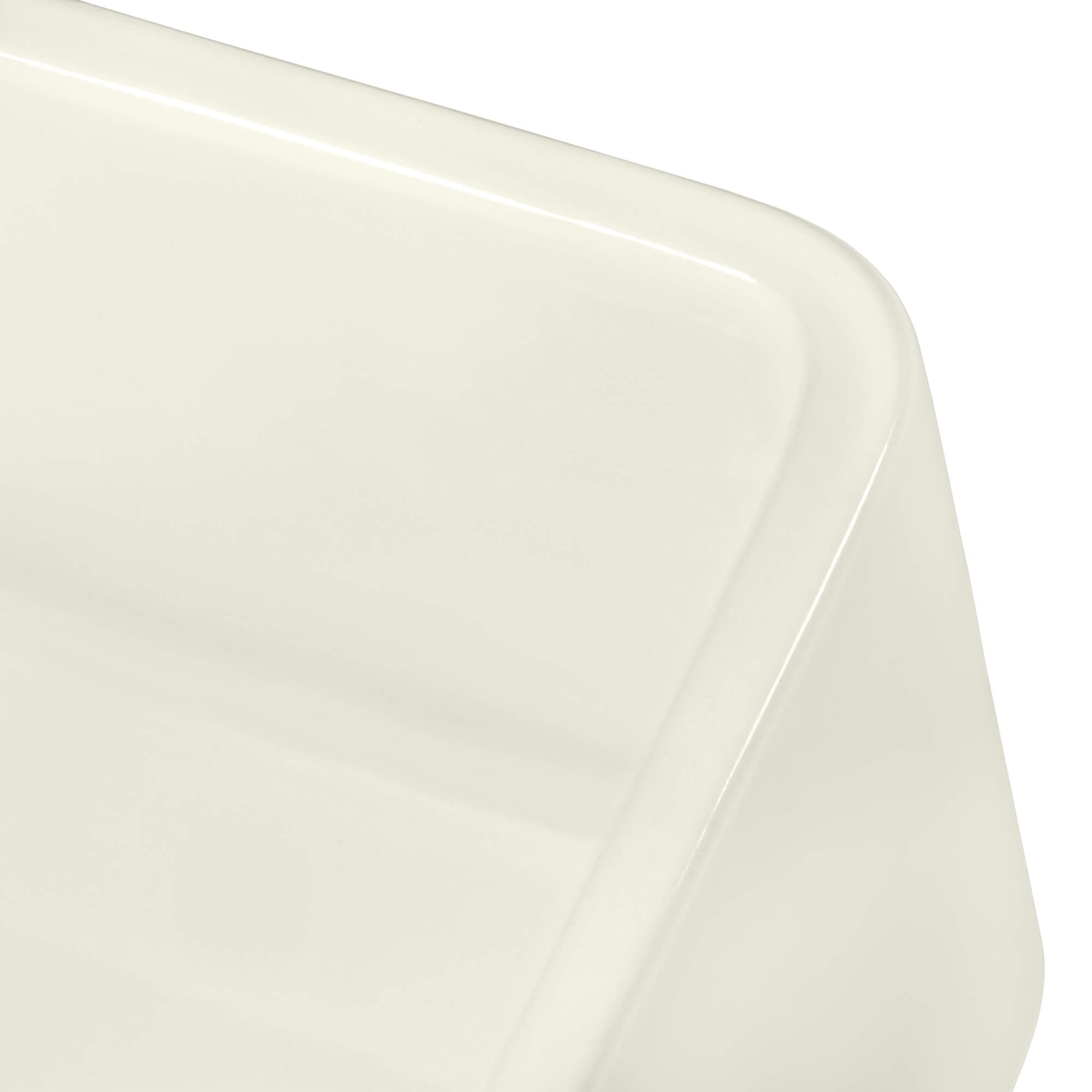 Alternative View of Ruvati Fiamma 33 inch Fireclay Biscuit Farmhouse Kitchen Sink Bow Front Curved Apron Single Bowl, RVL2398BS
