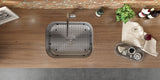 Alternative View of Ruvati Parmi 23" Undermount Stainless Steel Kitchen Sink, 16 Gauge, RVM4132