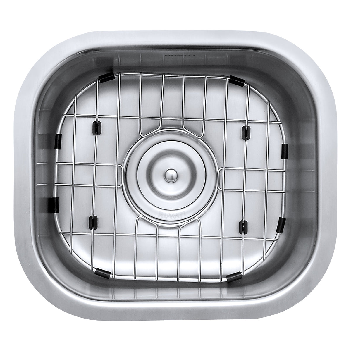 Alternate Image for Ruvati Parmi 13" Undermount Rectangle Stainless Steel Bar/Prep Sink, 16 Gauge, RVM4136