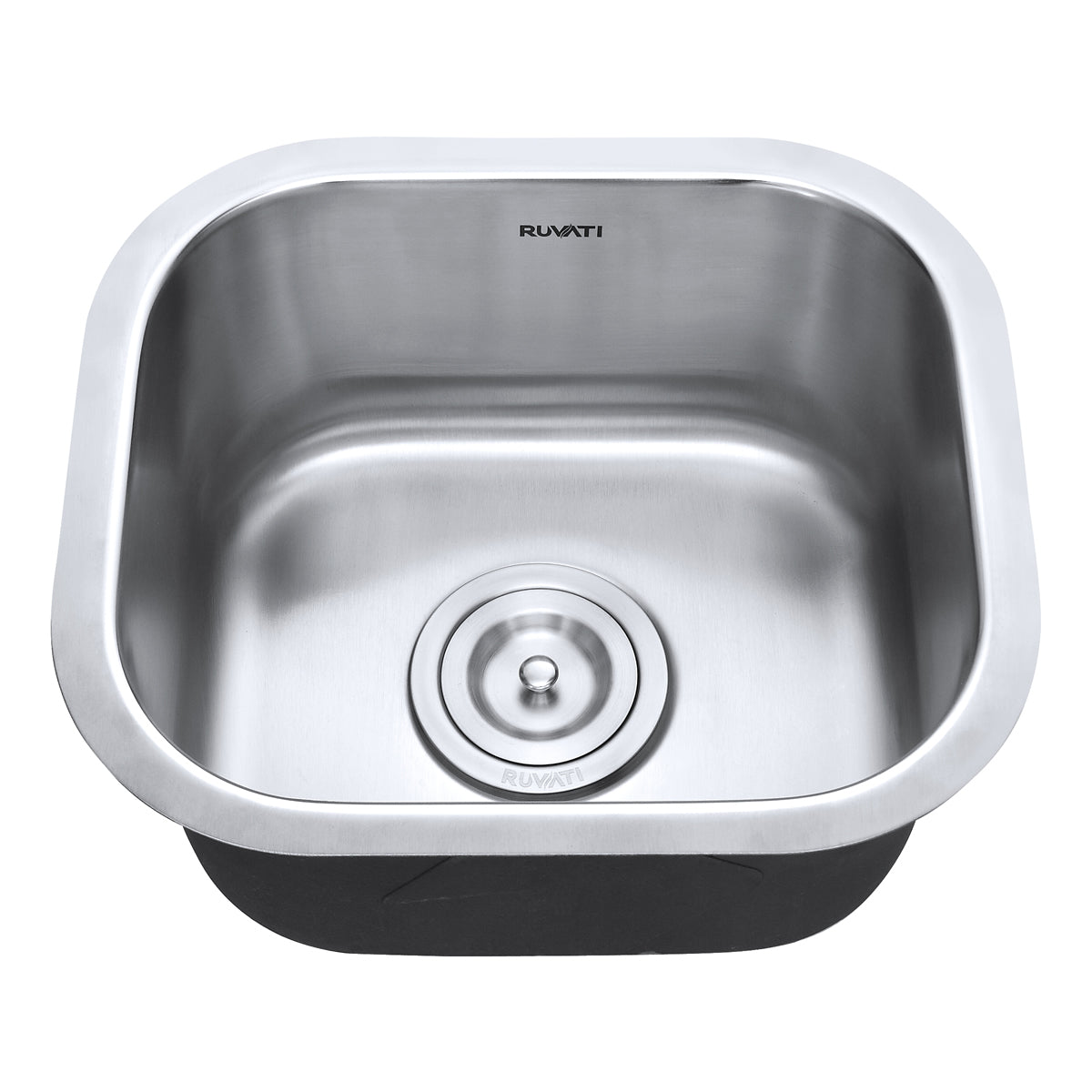 Alternate Image for Ruvati Parmi 13" Undermount Rectangle Stainless Steel Bar/Prep Sink, 16 Gauge, RVM4136
