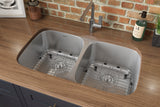 Alternative View of Ruvati Parmi 32" Undermount Stainless Steel Kitchen Sink, 50/50 Double Bowl, 16 Gauge, RVM4300