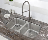 Alternative View of Ruvati Parmi 29" Undermount Stainless Steel Kitchen Sink, 50/50 Double Bowl, 16 Gauge, RVM4301