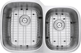 Alternative View of Ruvati Parmi 32" Undermount Stainless Steel Kitchen Sink, 60/40 Double Bowl, 16 Gauge, RVM4310