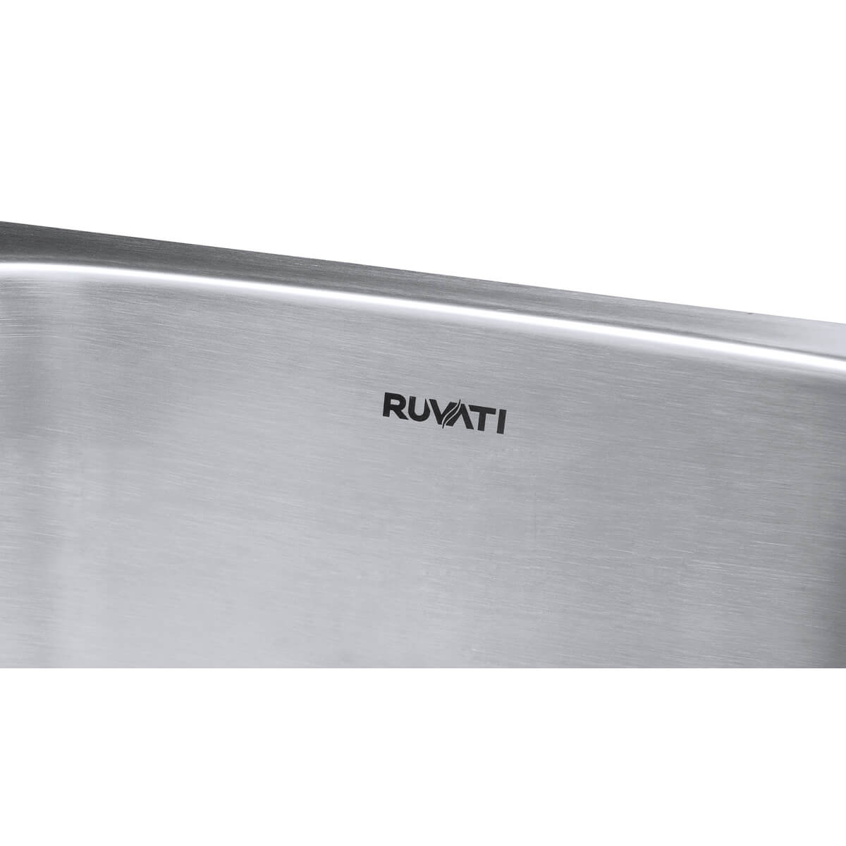 Alternative View of Ruvati Parmi 32" Undermount Stainless Steel Kitchen Sink, 40/60 Double Bowl, 16 Gauge, RVM4405