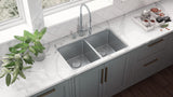 Alternative View of Ruvati Modena 28" Undermount Stainless Steel Kitchen Sink, 50/50 Double Bowl, 16 Gauge, RVM5077