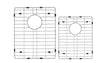 Ruvati Bottom Rinse Grid for RVM5166 sink, RVA65166