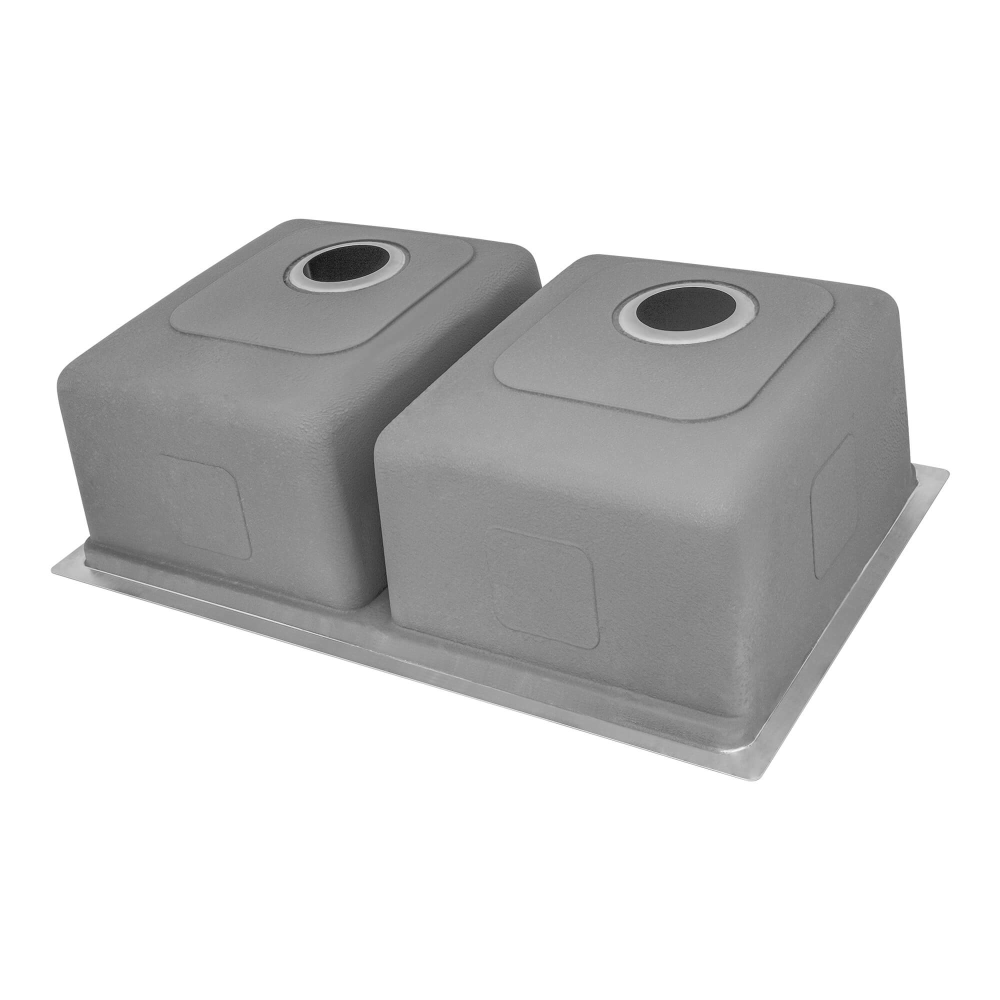 Ruvati Renaro 31" Undermount Stainless Steel Workstation Kitchen Sink, 50/50 Double Bowl, RVM5239 Product Image