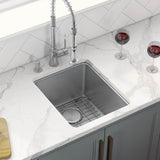 Main Image of Ruvati Modena 15" Undermount Rectangle Stainless Steel Bar/Prep Sink, 16 Gauge, RVM5815