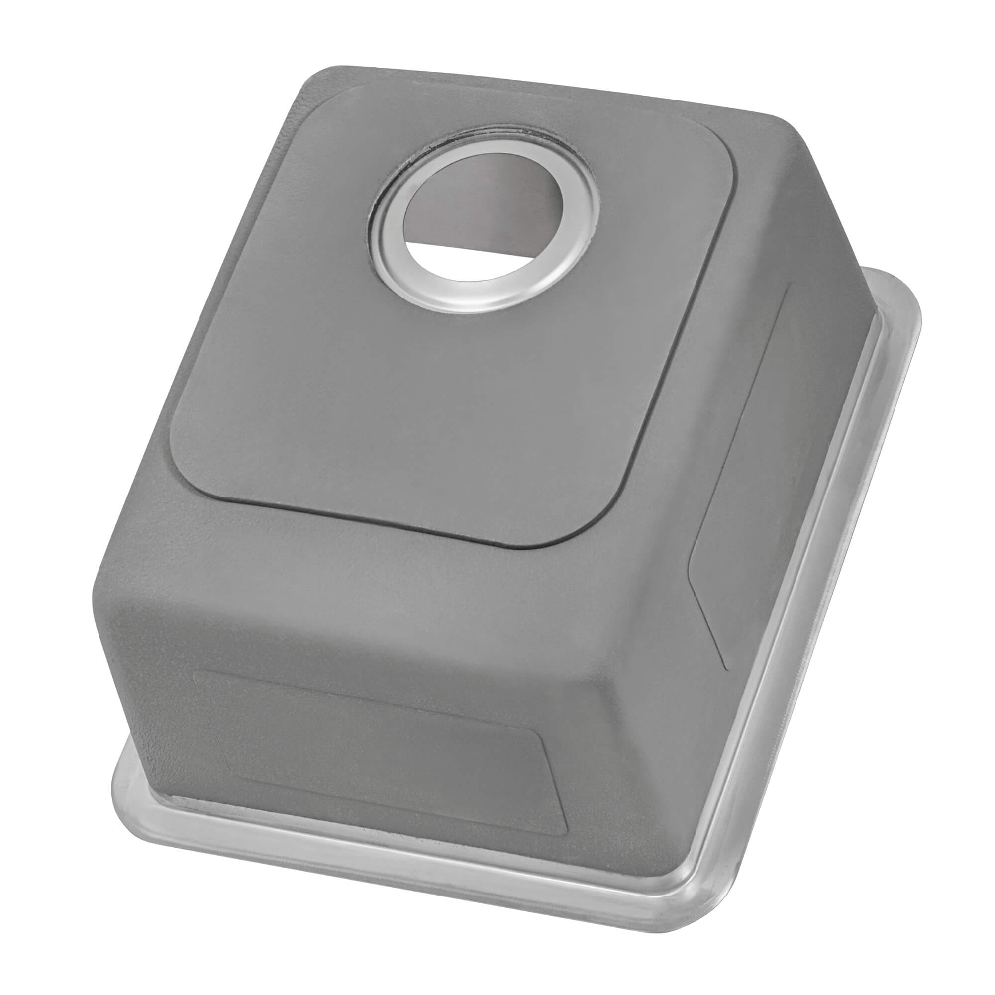 Alternative View of Ruvati Modena 12" Undermount Rectangle Stainless Steel Bar/Prep Sink, 16 Gauge, RVM5912