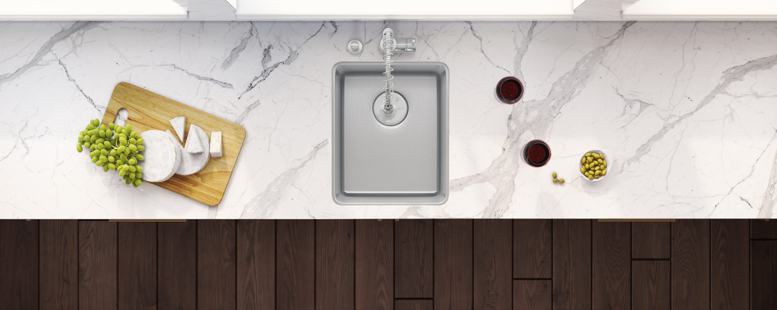 Alternative View of Ruvati Modena 12" Undermount Rectangle Stainless Steel Bar/Prep Sink, 16 Gauge, RVM5912