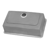 Ruvati Modena 27-inch Undermount Kitchen Sink 16 Gauge Stainless Steel Single Bowl, 16, RVM5927