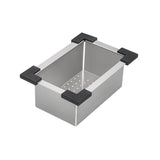 Alternative View of Ruvati 15 x 15 inch Marine Grade T-316 Workstation Topmount RV Boat Outdoor Sink Stainless Steel, RVQ5215