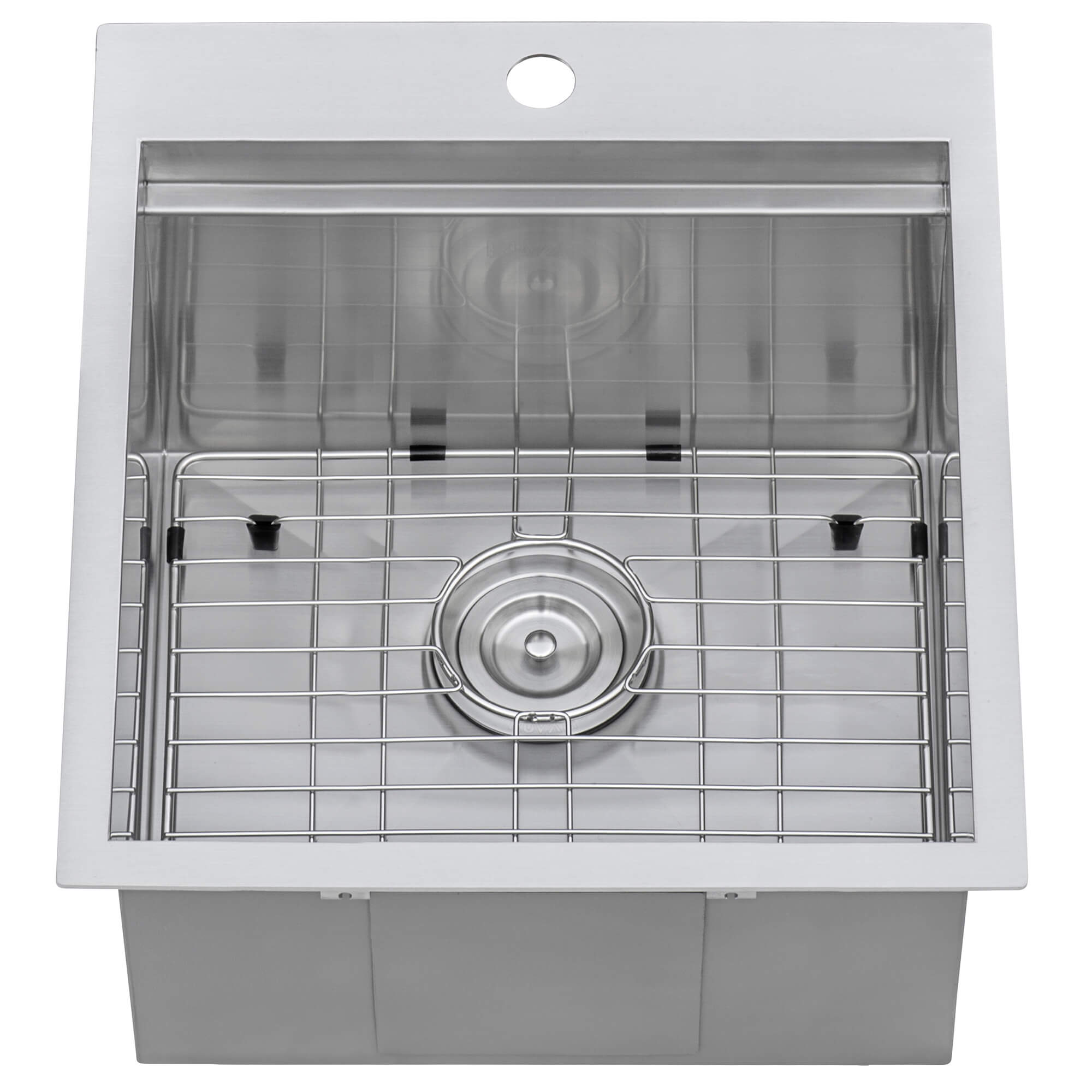 Alternative View of Ruvati 21 x 20 inch Outdoor Workstation Sink T-316 Marine Grade Topmount Stainless Steel BBQ, RVQ5221