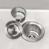 Alternative View of Ruvati Topmount Laundry Utility Sink 25" x 22" x 12" Deep 16 Gauge Stainless Steel, RVU6010