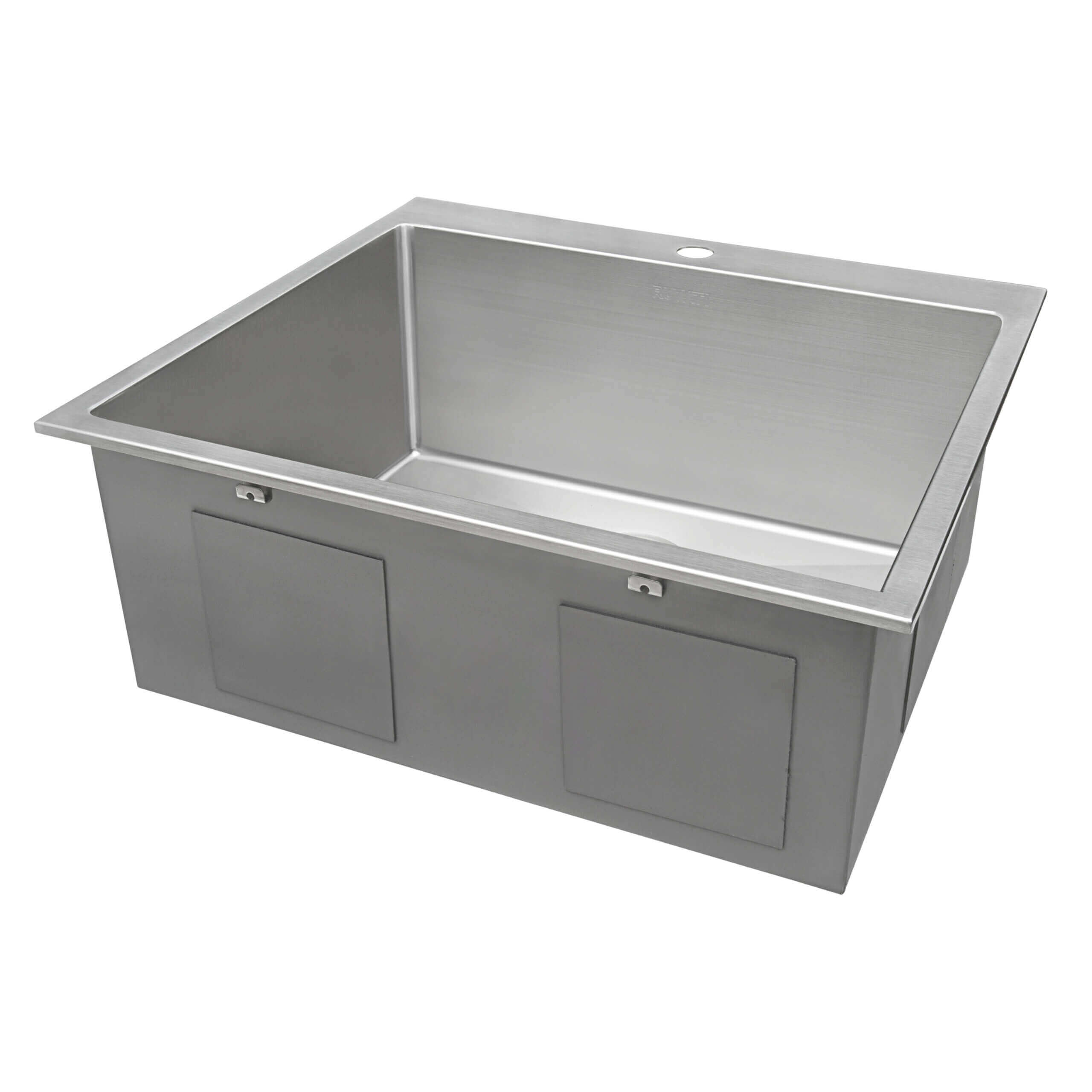 Ruvati Topmount Laundry Utility Sink 25 x 22 x 12 inch Rounded Corners
