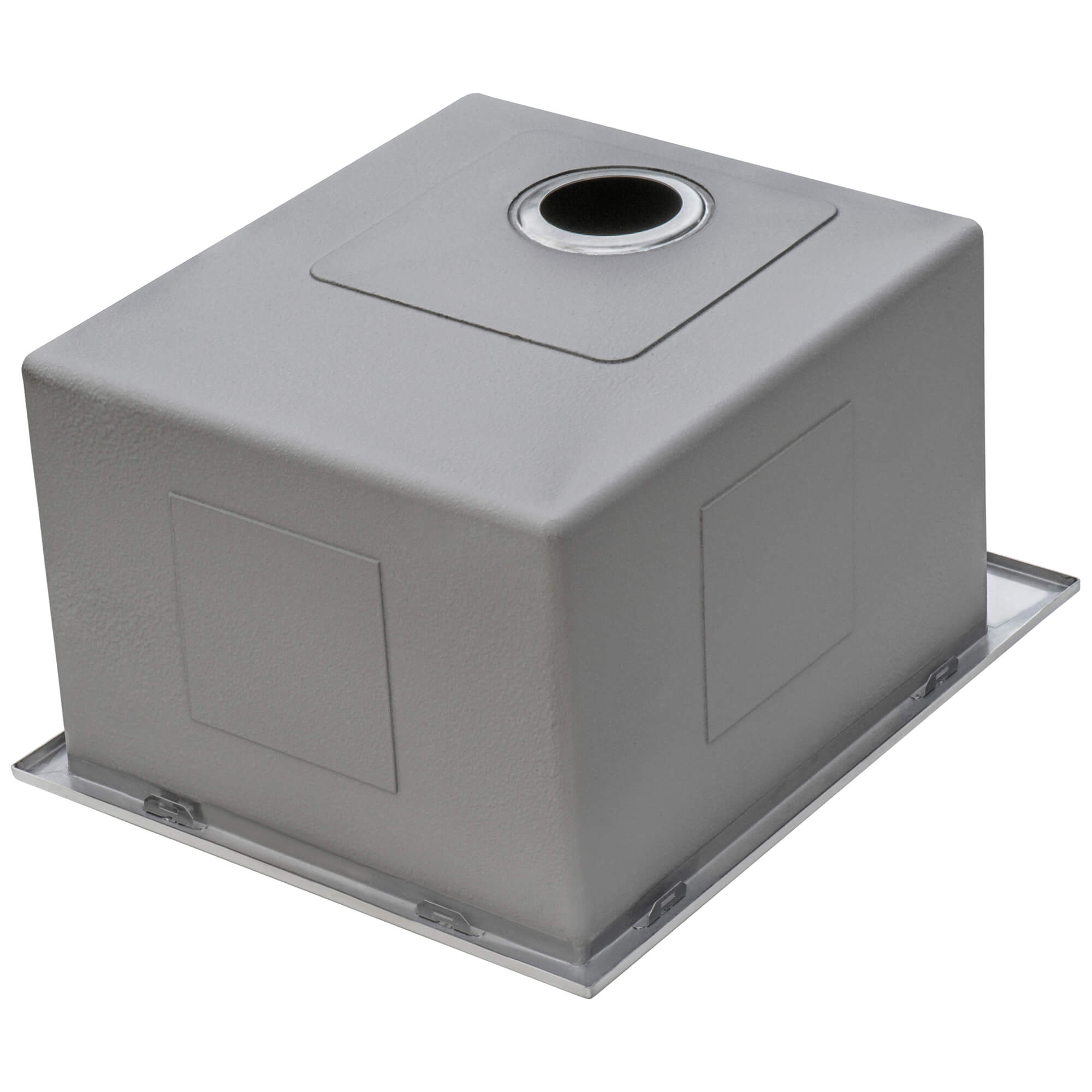 Alternative View of Ruvati Topmount Laundry Utility Sink 18 x 22 x 12 inch Rounded Corners Deep 16 Gauge Stainless Steel, RVU6018