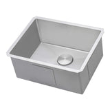 Alternative View of Ruvati 23" x 18" x 12" Deep Laundry Utility Sink Rounded Corners Undermount 16 Gauge Stainless Steel, RVU6125