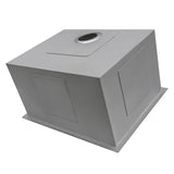 Alternative View of Ruvati 23" x 18" x 12" Deep Laundry Utility Sink Rounded Corners Undermount 16 Gauge Stainless Steel, RVU6125