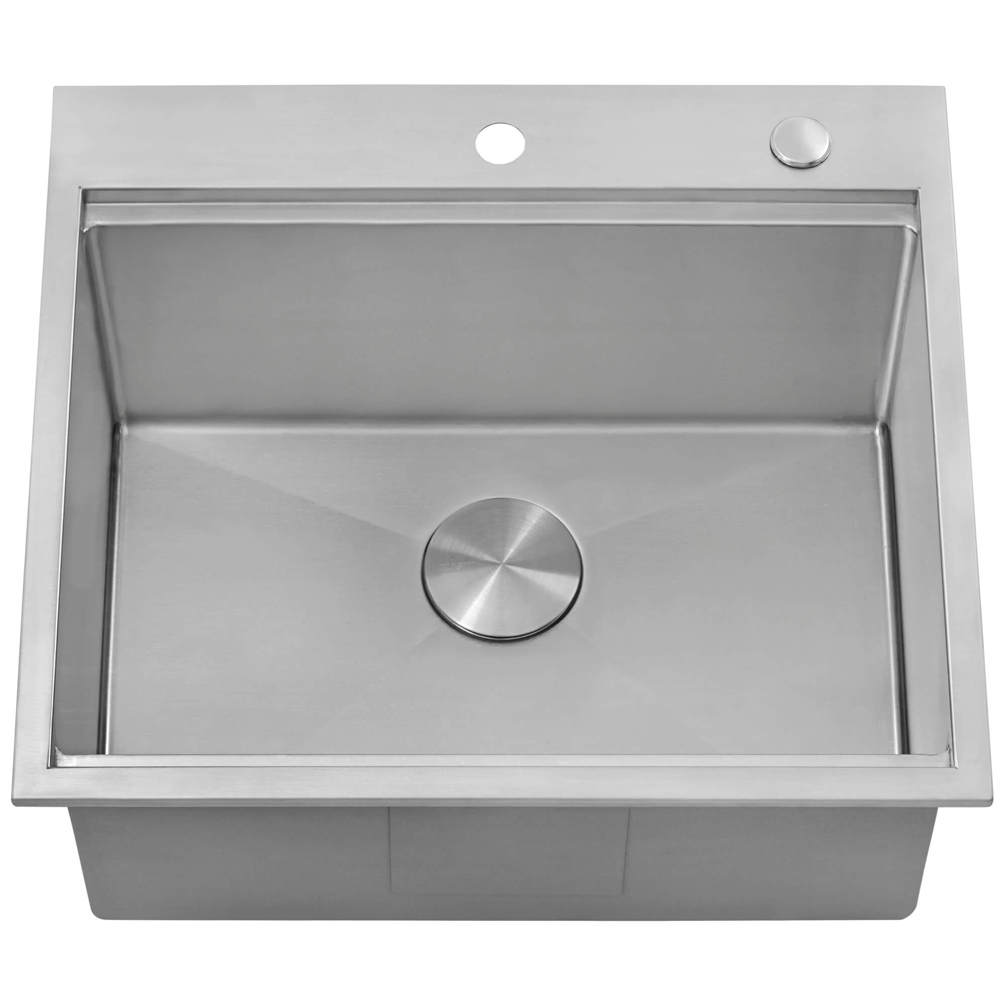 Alternative View of Ruvati 25 x 22 x 12 inch Drop-in Topmount Laundry Utility Workstation Sink 16 Gauge Stainless Steel, RVU6425