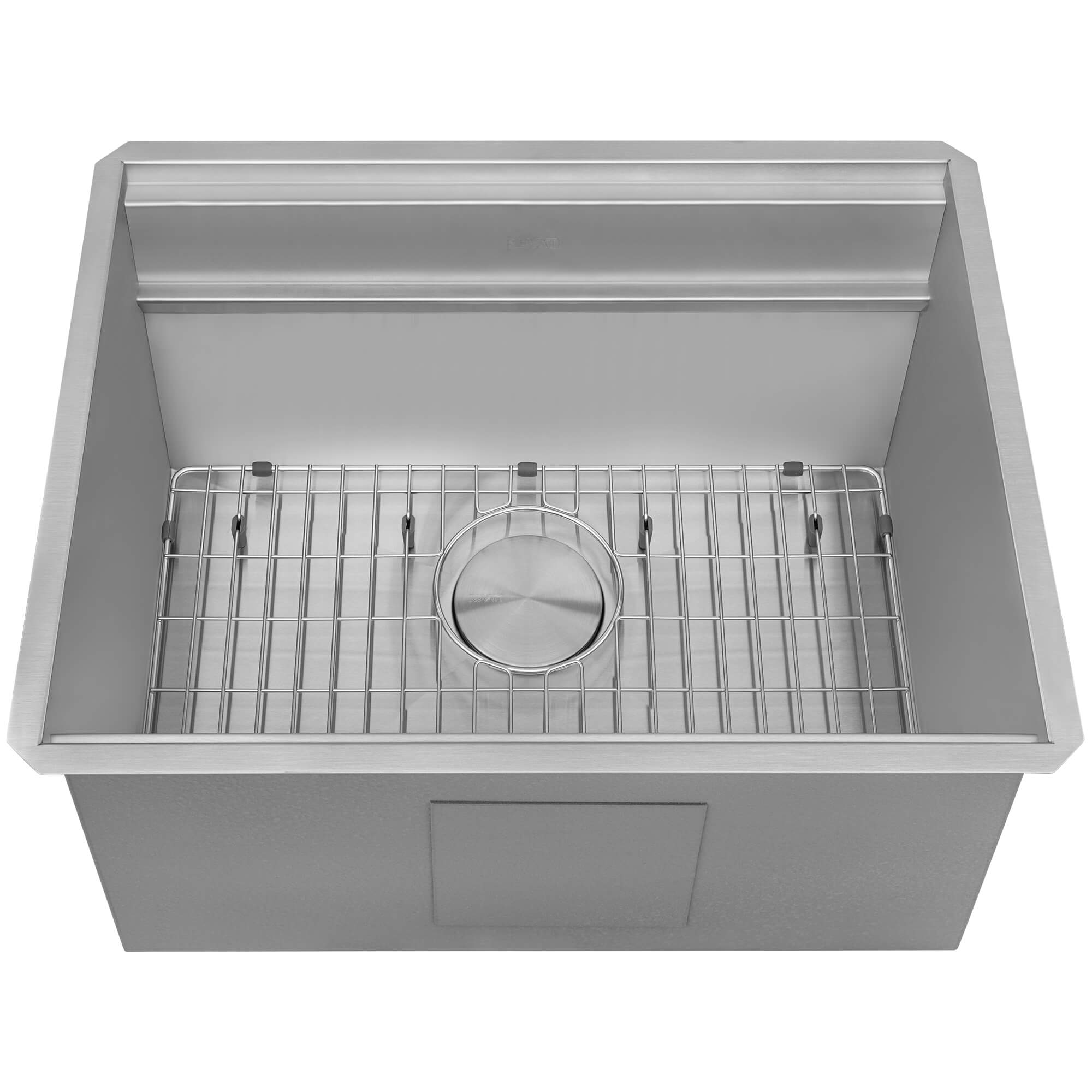 Alternative View of Ruvati Alto 23 x 19 x 12 inch Deep Laundry Workstation Sink with Washboard Undermount Stainless Steel, 16, RVU6525