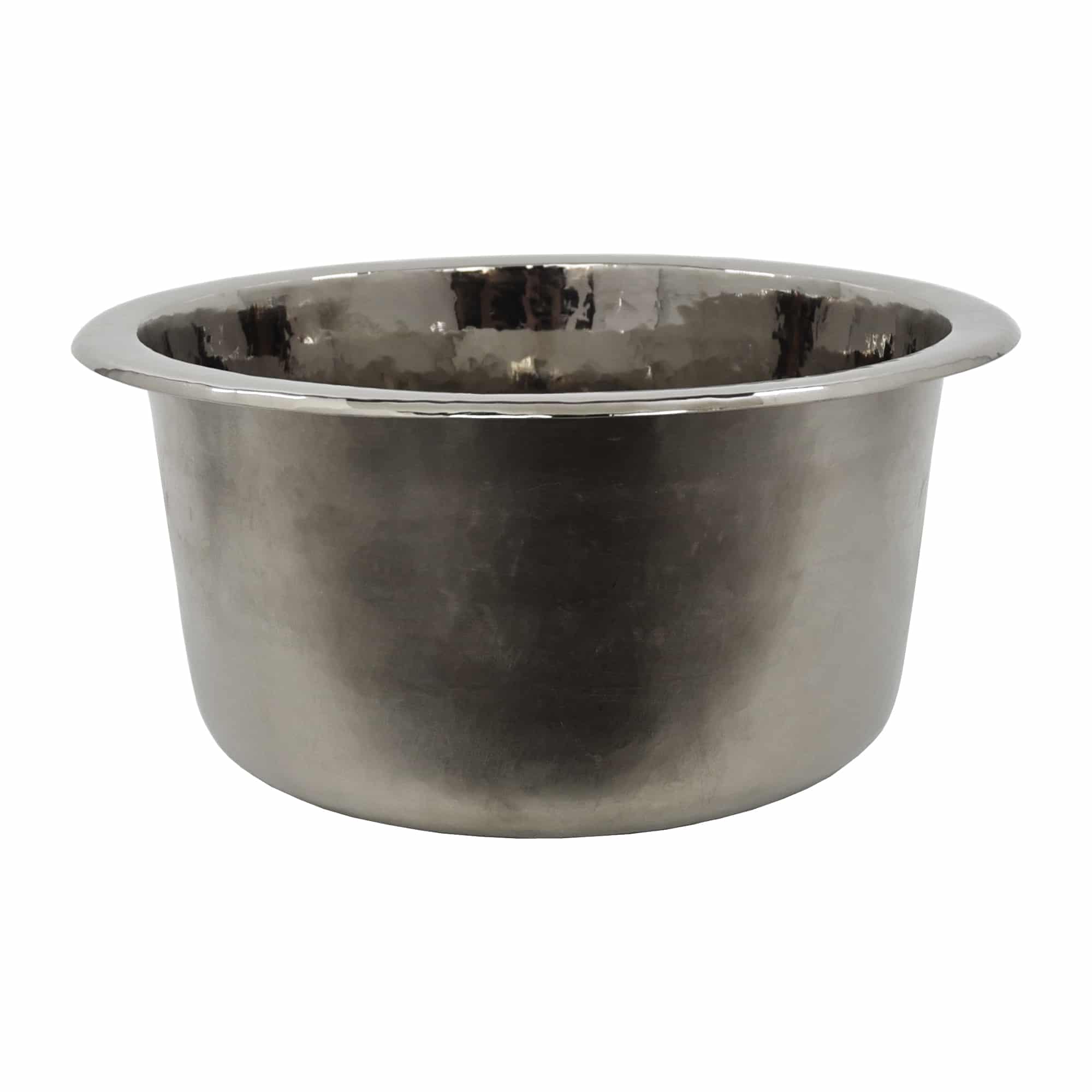 Native Trails Redondo Chico 15" Round Nickel Bar/Prep Sink, Polished Nickel, CPS860-F Product Image