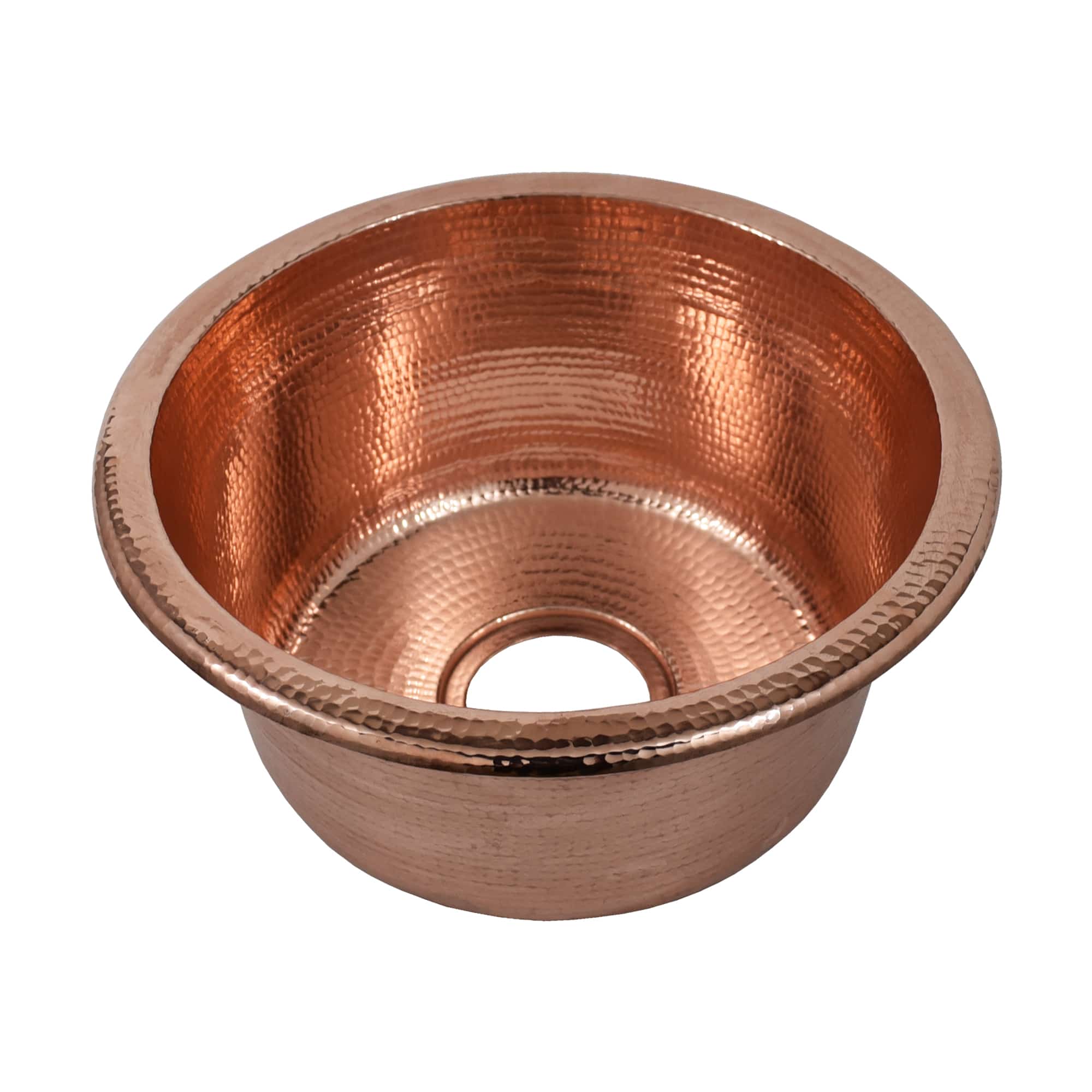 Native Trails Redondo Chico 15" Copper Bar/Prep Sink, Polished Copper, 16 Gauge, CPS460 Product Image