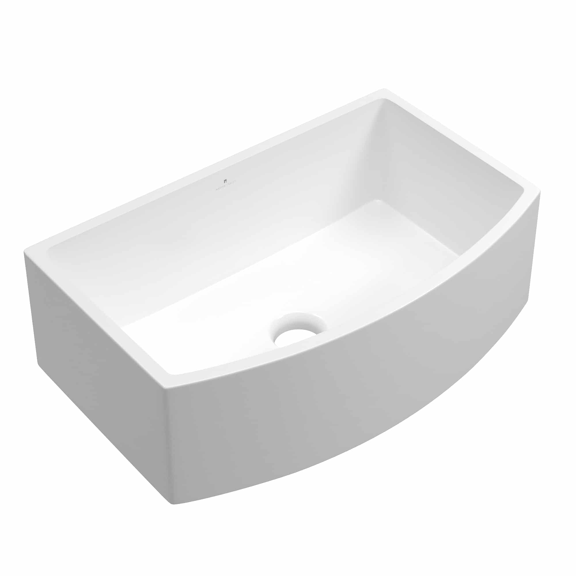 Native Trails Rendezvous 33" Fireclay Farmhouse Kitchen Sink, White, FRK3320-W Product Image