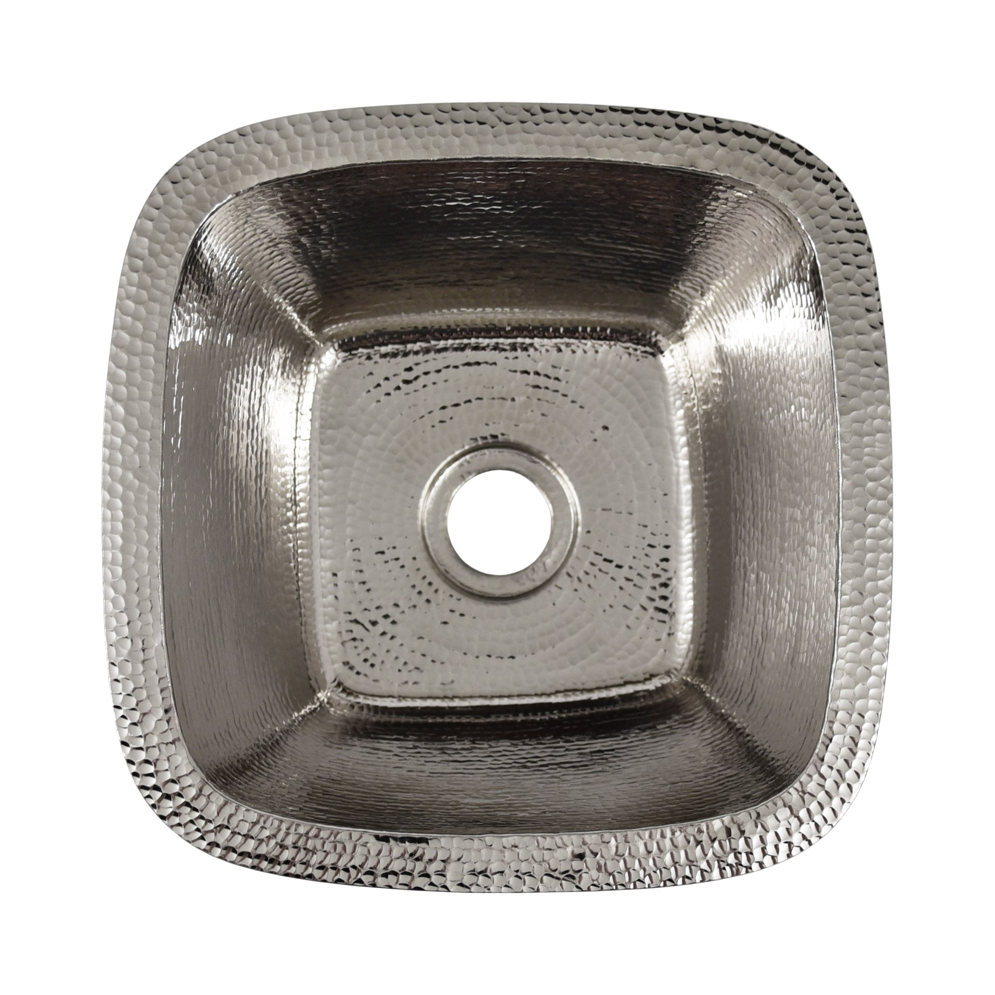 Native Trails Rincon 13" Square Nickel Bar/Prep Sink, Polished Nickel, CPS847 Product Image