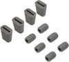Ruvati Rinse Grid Bumpers (6 qty) and Feet (4 qty) Set - Gray, RVA11019
