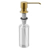 Karran Kitchen Soap/Lotion Dispenser, Lead-free Brass And Plastic, Brushed Gold, SD25BG