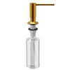 Karran Kitchen Soap/Lotion Dispenser, Lead-free Brass And Plastic, Gold, SD35G