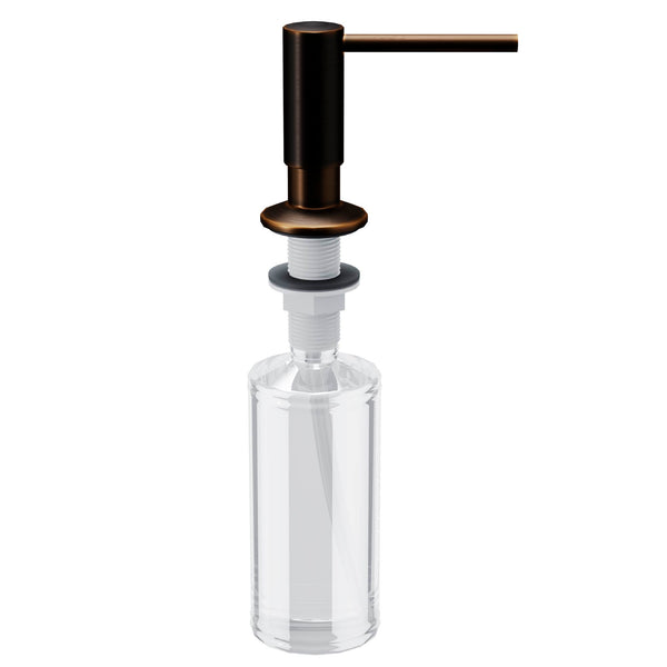 Karran Kitchen Soap/Lotion Dispenser, Lead-free Brass And Plastic, Oil Rubbed Bronze, SD35ORB