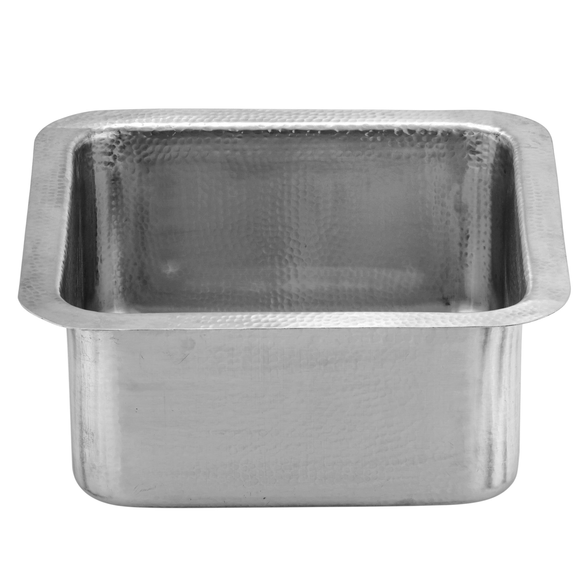 Nantucket Sinks Brightwork Home 17" Square Stainless Steel Bar/Prep Sink with Accessories, 18 Gauge, SQRS-7MF