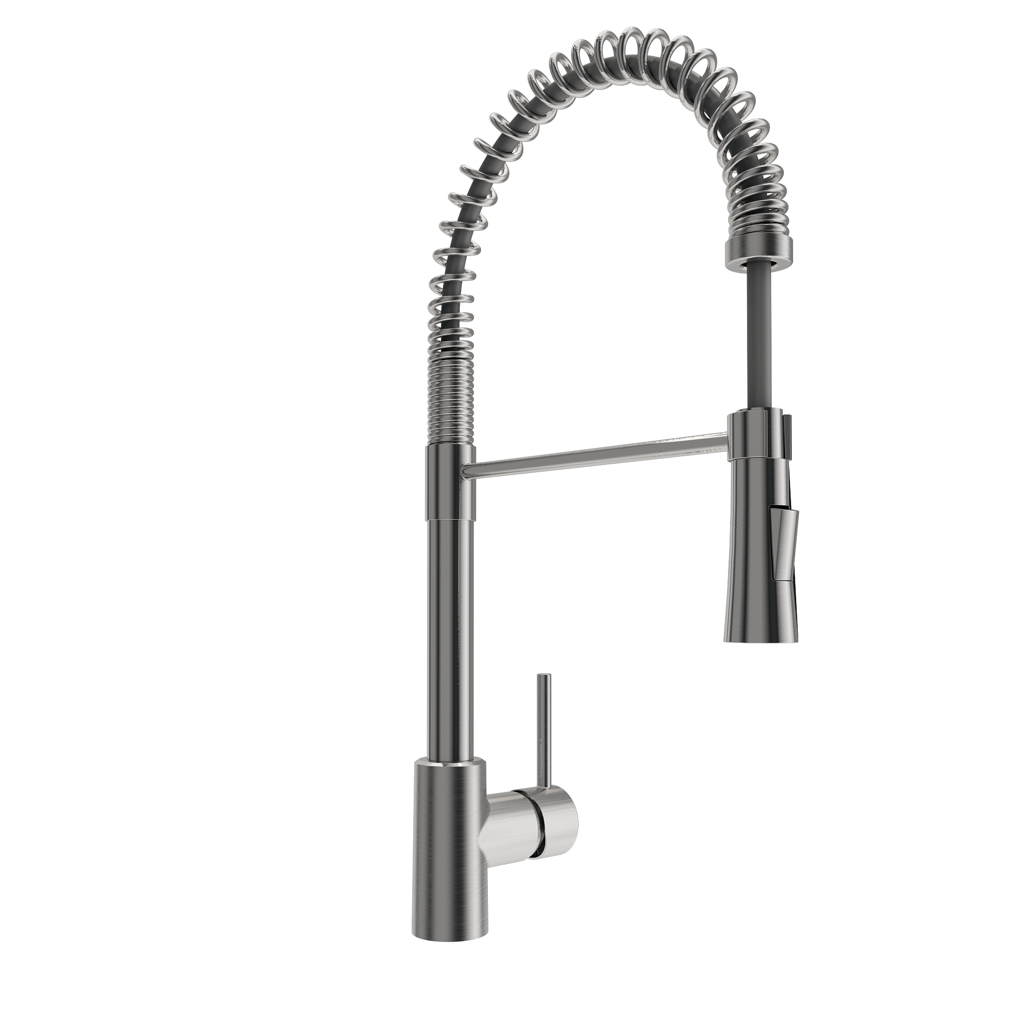 BOCCHI Classico 24" Fireclay Farmhouse Sink Kit with Faucet and Accessories, White (sink) / Stainless Steel (faucet), 1137-001-2024SS