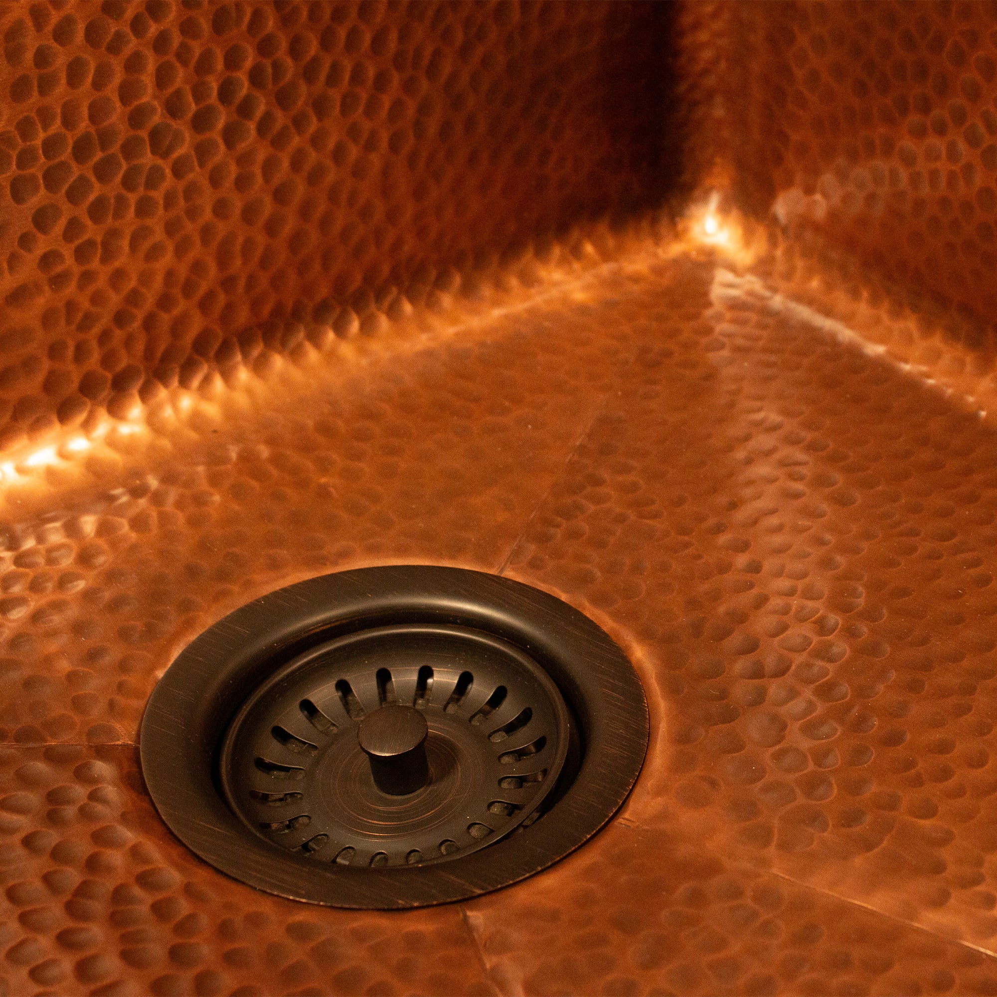 Nantucket Sinks x Studio Dearborn Brightwork 39" Undermount Copper Kitchen Sink with Accessories, 16 Gauge, STEPPE3918-HC