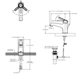 TOTO Connelly Single Handle 1.5 GPM Bathroom Sink Faucet, Polished Chrome, Brass, TL221SD#CP