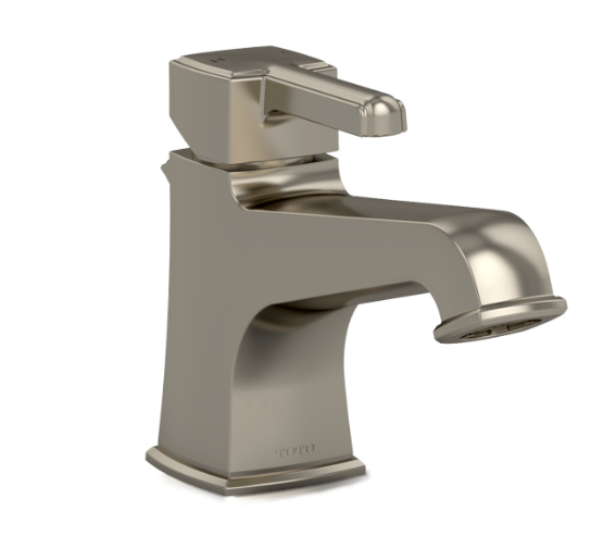 TOTO Connelly Single Handle 1.2 GPM Bathroom Sink Faucet, Brushed Nickel, Brass, TL221SD12#BN