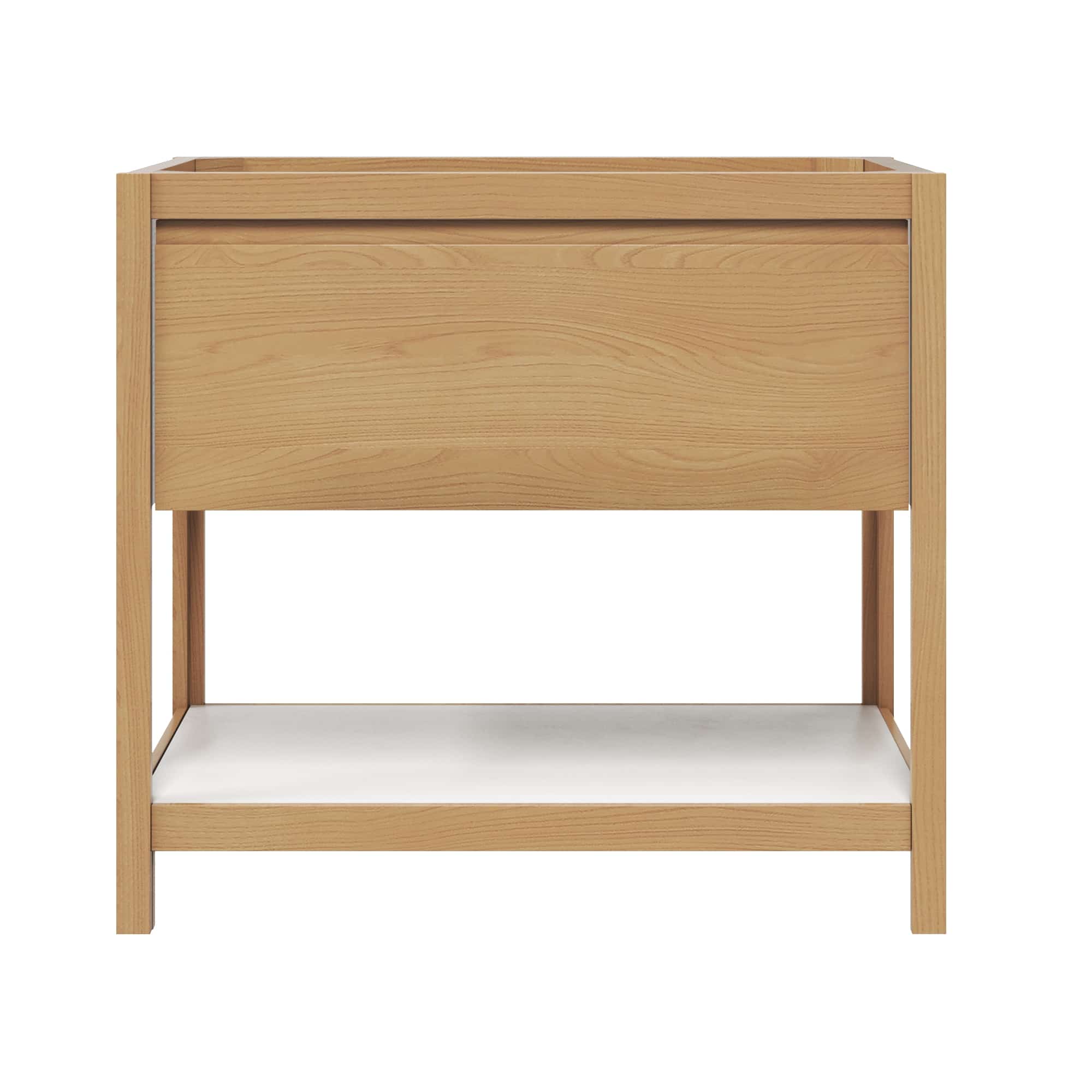 Native Trails 36" Solace Freestanding Vanity Base, Sunrise Oak, Pearl Shelf, VNO361-P Product Image