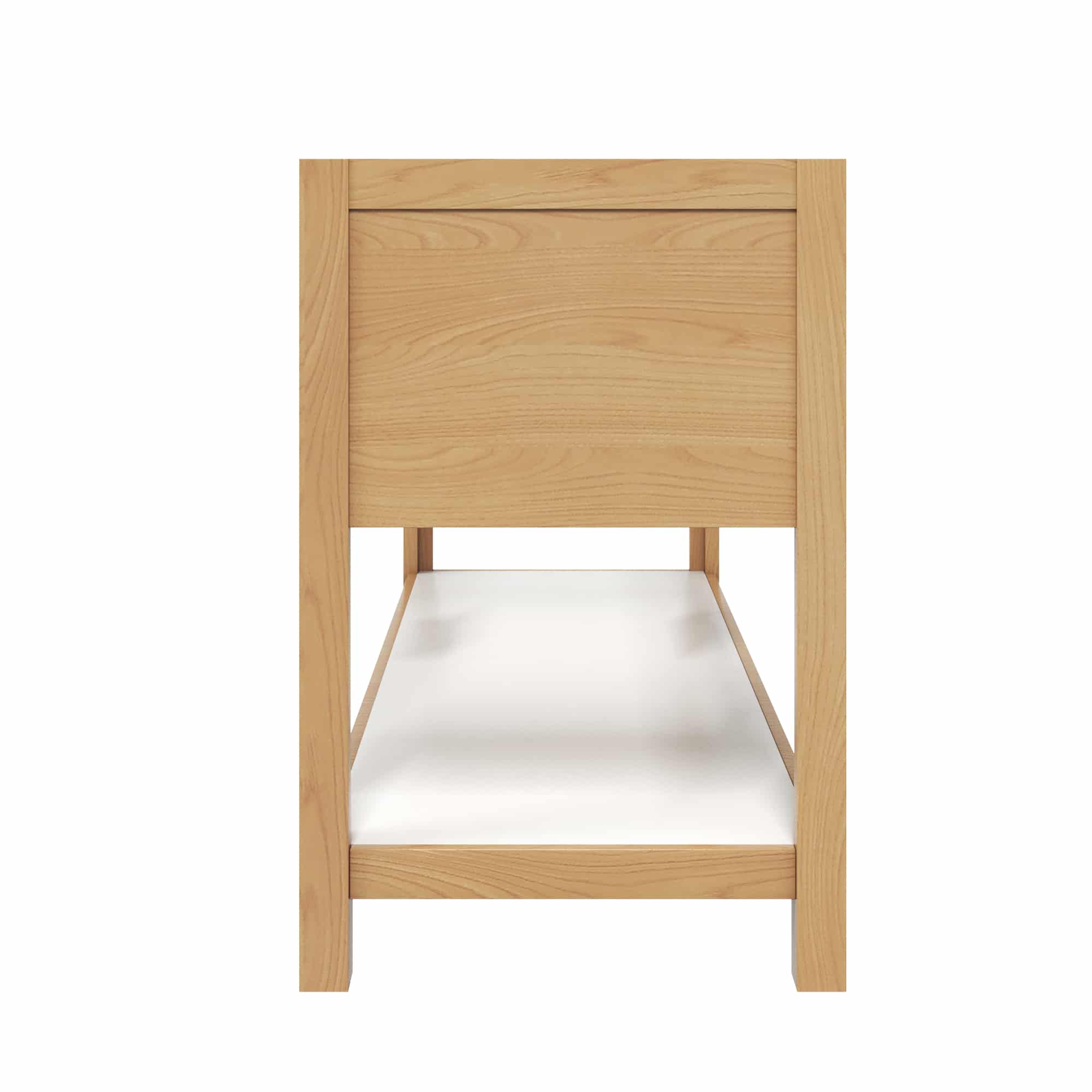 Native Trails 60" Solace Freestanding Reclaimed Wood Vanity Base in Sunrise Oak with Pearl Shelf, VNO601-P Product Image