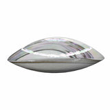 Native Trails Murano 20" Asymmetrical Rounded Curve-Shaped Glass Vessel Bathroom Sink, Abalone, MG2017-AE