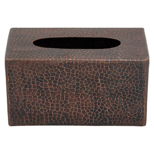 Alternate Image for Premier Copper Products Large Hammered Copper Tissue Box Cover, 18 Gauge, Oil Rubbed Bronze, TBCLDB