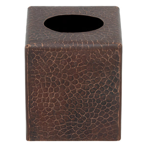 Alternate Image for Premier Copper Products Small Hammered Copper Tissue Box Cover, 18 Gauge, Oil Rubbed Bronze, TBCSDB